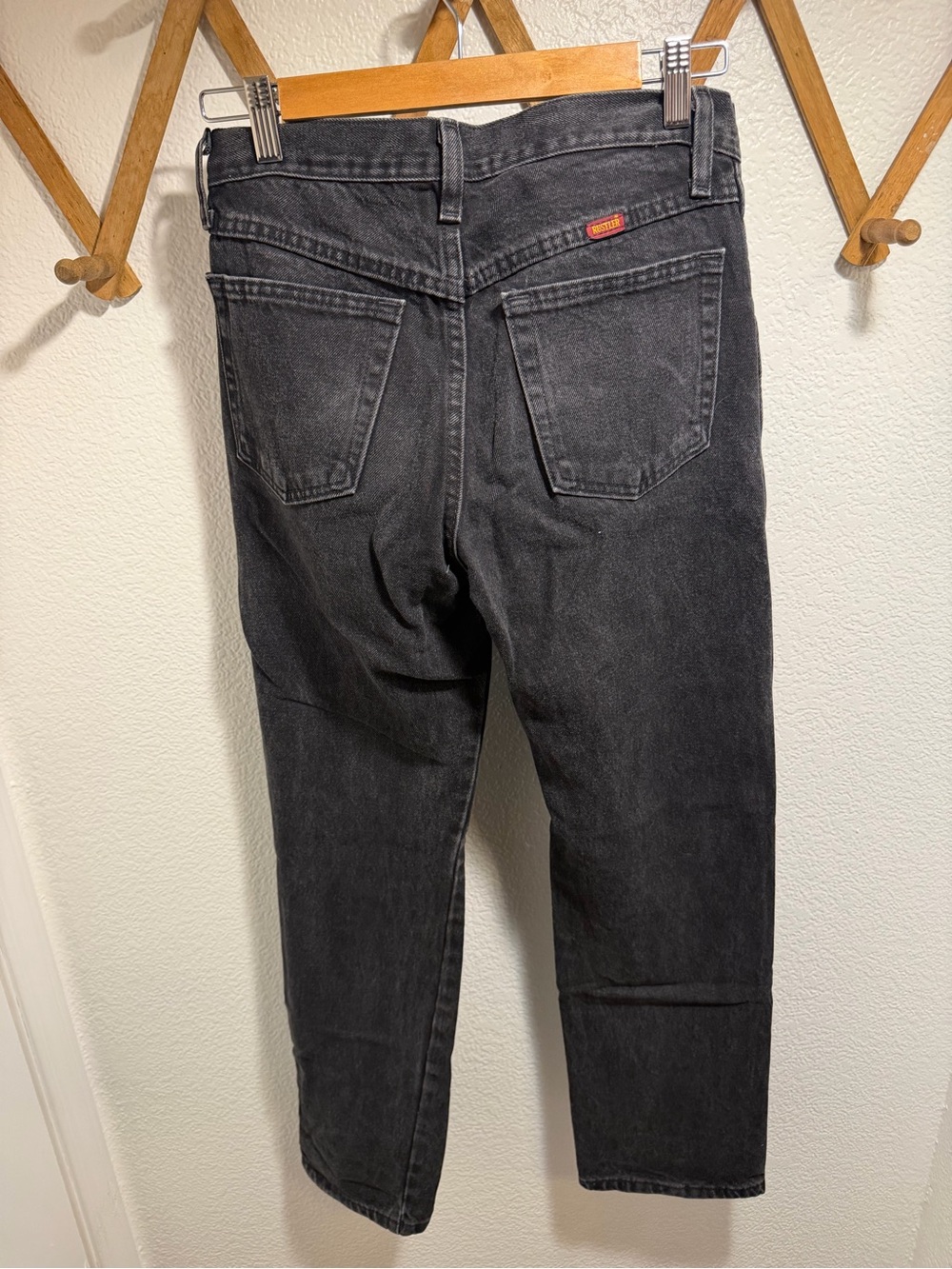 Vintage 90’s Rustler Black Slim Straight Men's Jeans